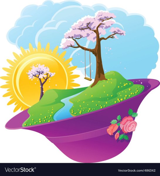 Весна вектор