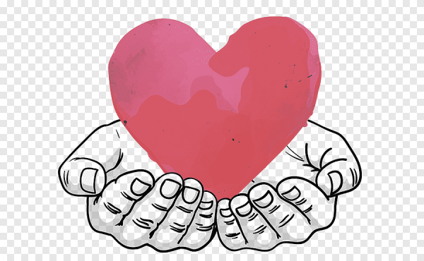 Сердечко в ладошках