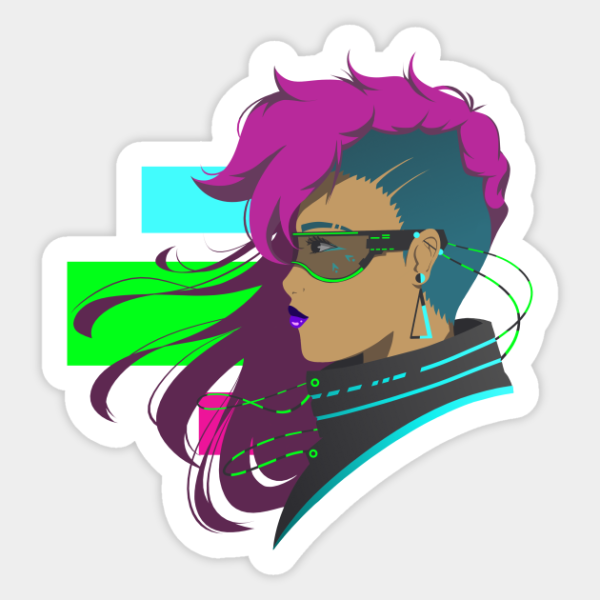 Cyberpunk 2077 наклейки