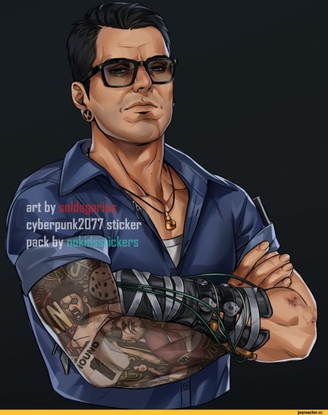 Cyberpunk 2077 наклейки