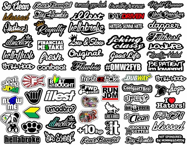 JDM Стикеры на авто