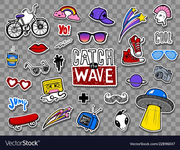 Стикер порт желтый