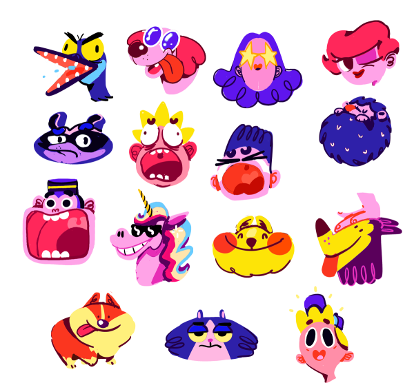 Стикер "эмоции"