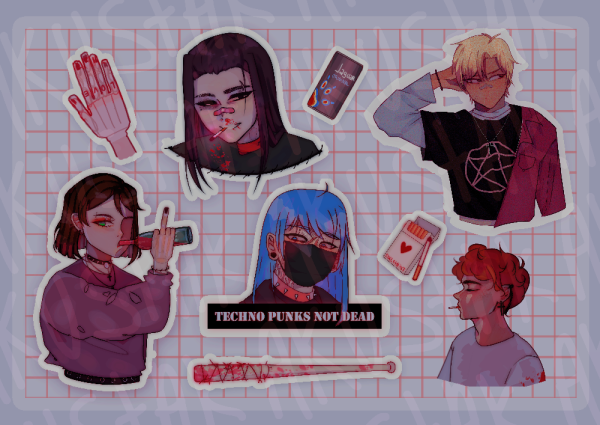 Стикерпак Салли фейс