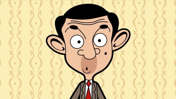 Mr Bean cartoon Sticker