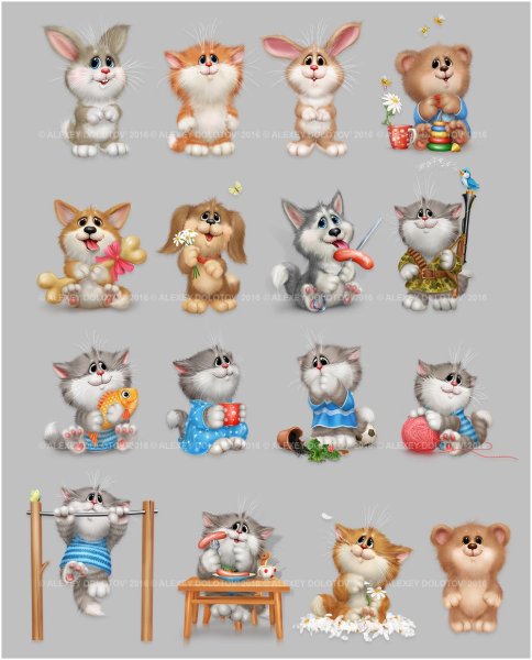 Стикеры из ВК кралечка