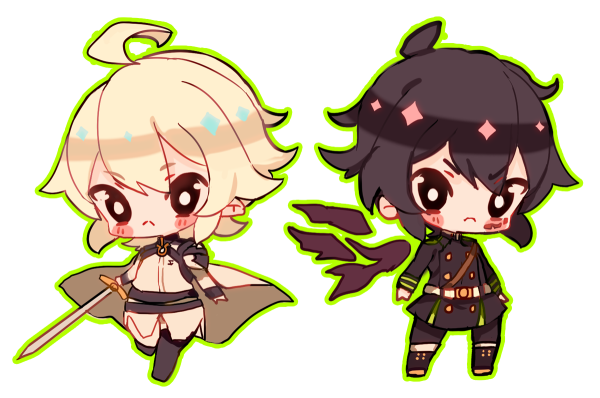 Чиби аниме последний Серафим