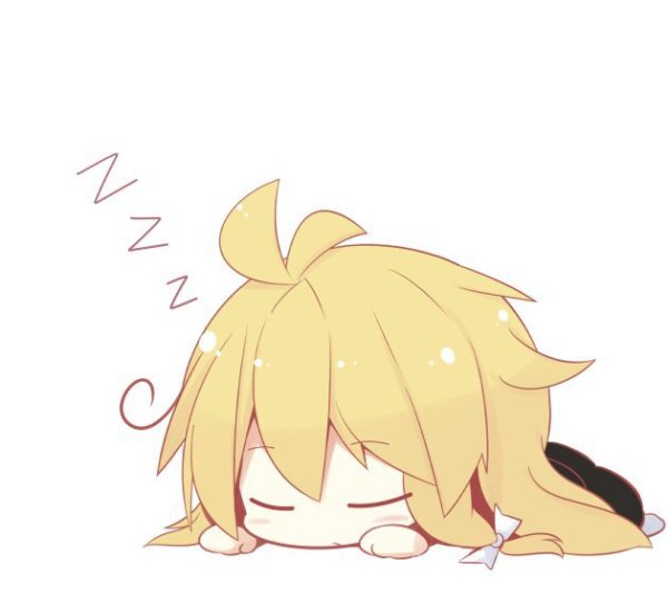 Аниме Чиби спит