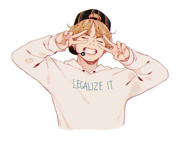 Саранхэ рисунок БТС