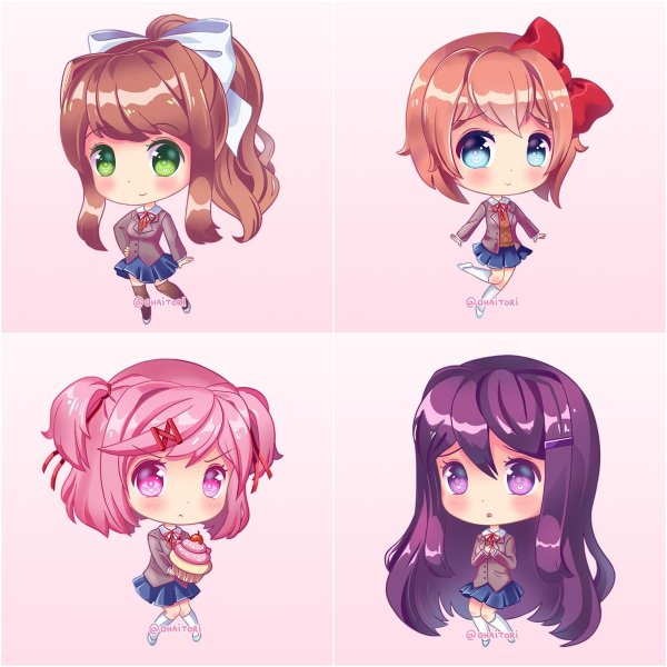 Аниме Чиби доки доки