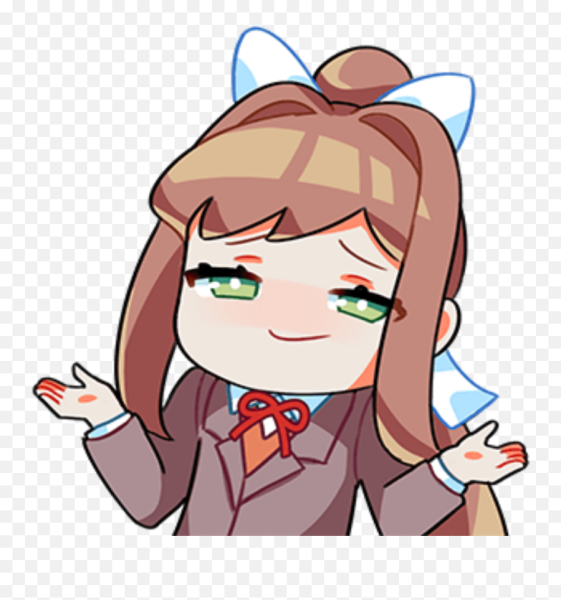 Стикеры ДДЛК для телеграм Моника