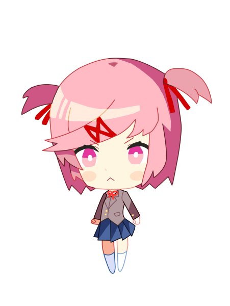 Натсуки доки доки Чиби без фона