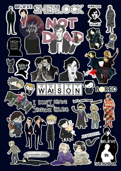 Стикер пак Шерлок