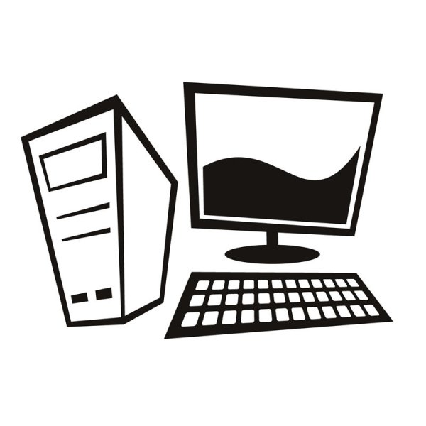 Векторное изображение компьютера