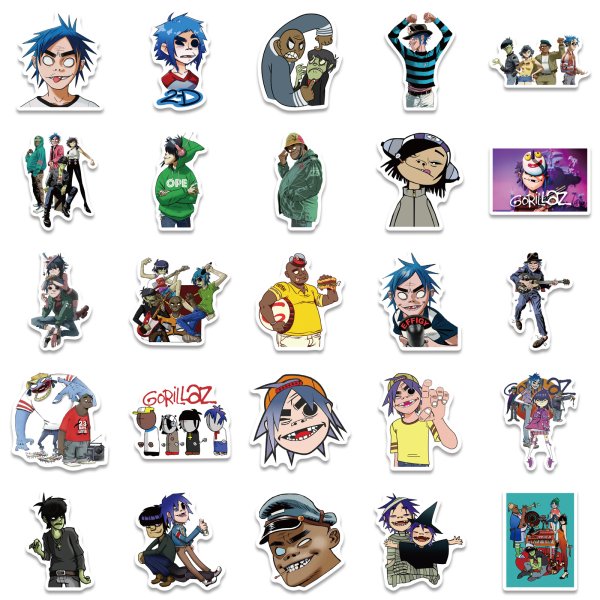 Стикеры гориллаз