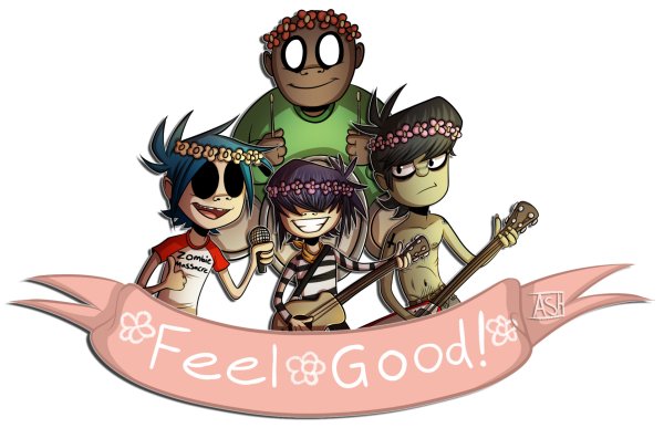 Gorillaz Стикеры