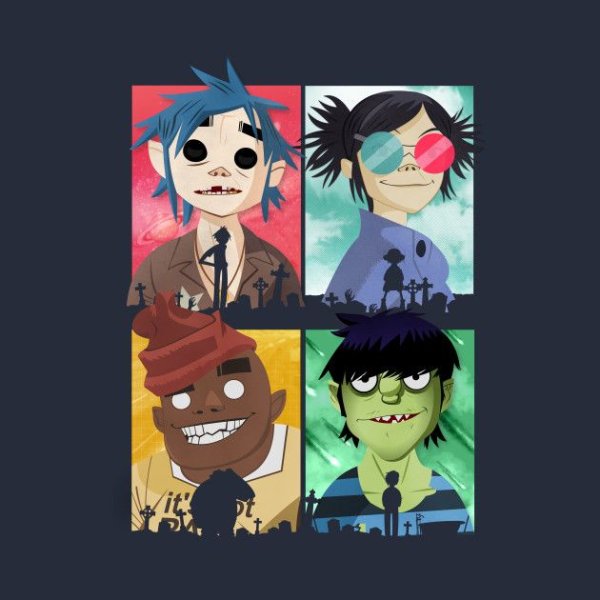 Gorillaz логотип группы