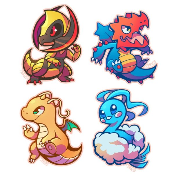 Наклейка дракон