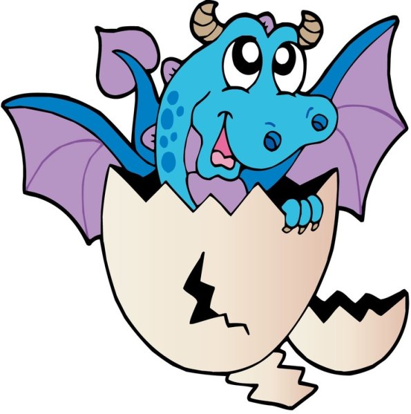 Наклейка на авто - дракон