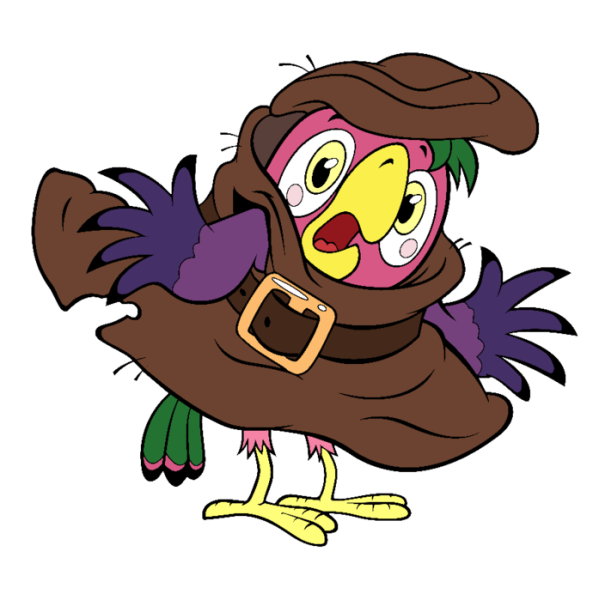 Персонажи из мультика попугай Кеша