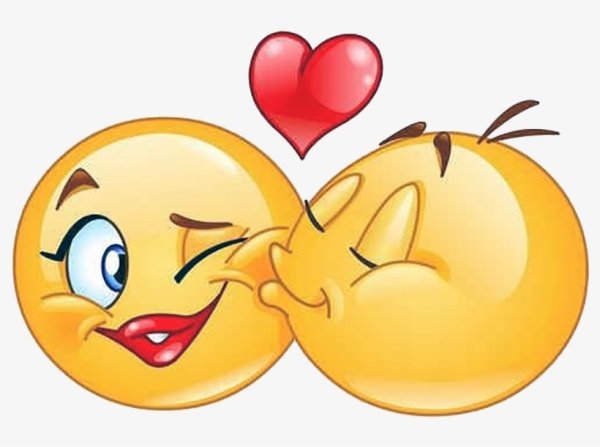 Смайлики поцелуйчики