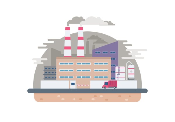 Завод рисунок