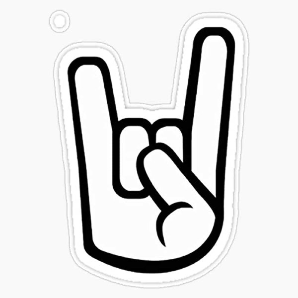 Символ рока пальцы