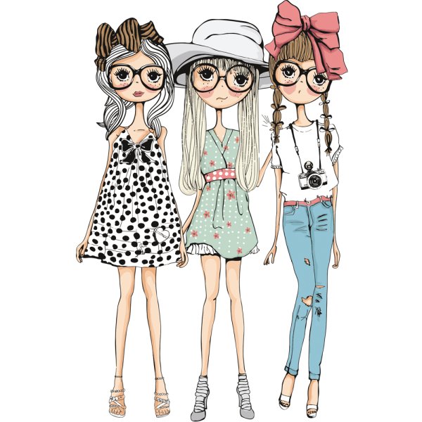 Одежда в мультяшном стиле