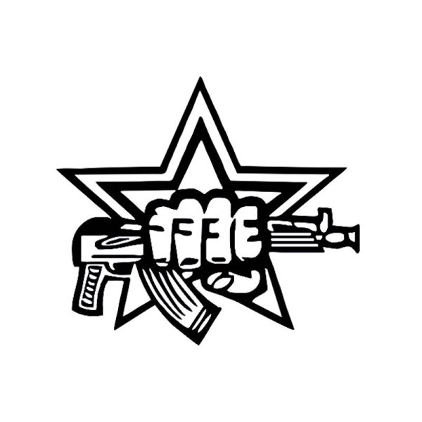 Наклейка на машину спецназ