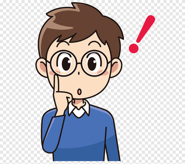 Мальчик думает мультяшный