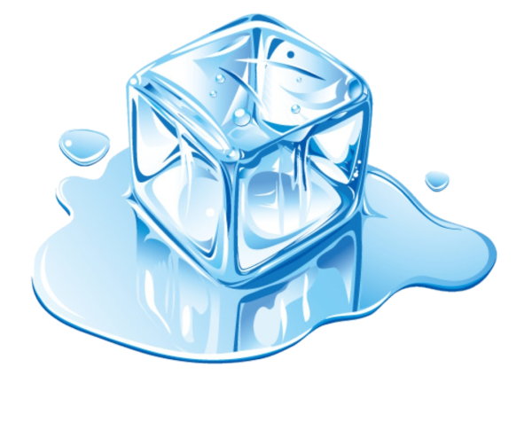 Кубик льда арт