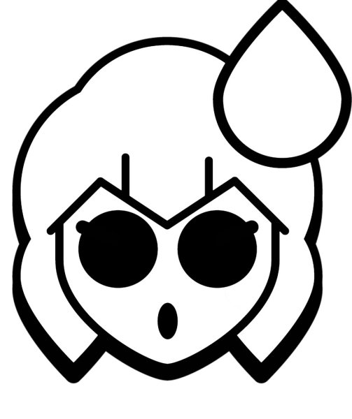 Раскраски Браво старс эмодзи Шелли