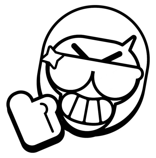 Раскраска Леон Brawl Stars