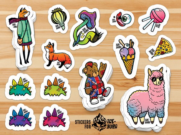 Наклейка лед