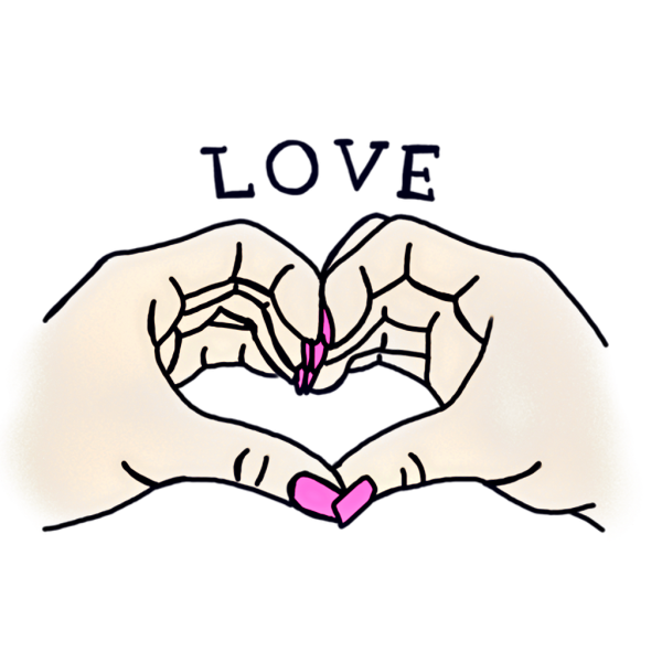 Наклейка i Love you