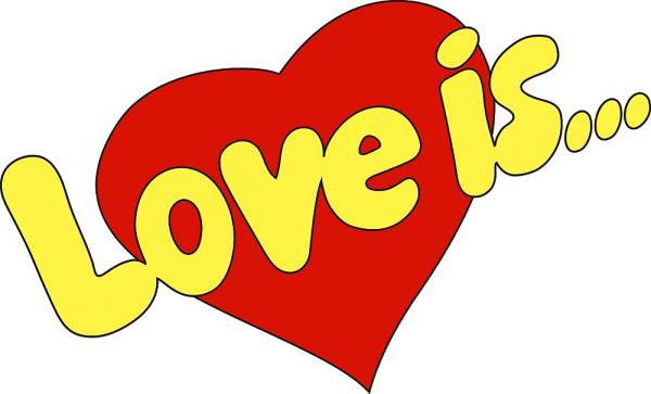 Love is надпись