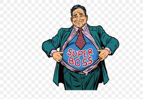 Супер босс вектор