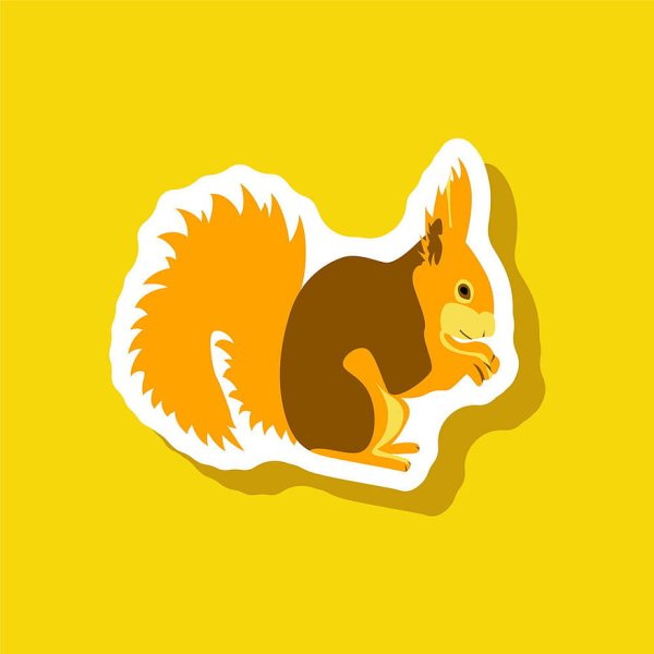 Задумчивая белка