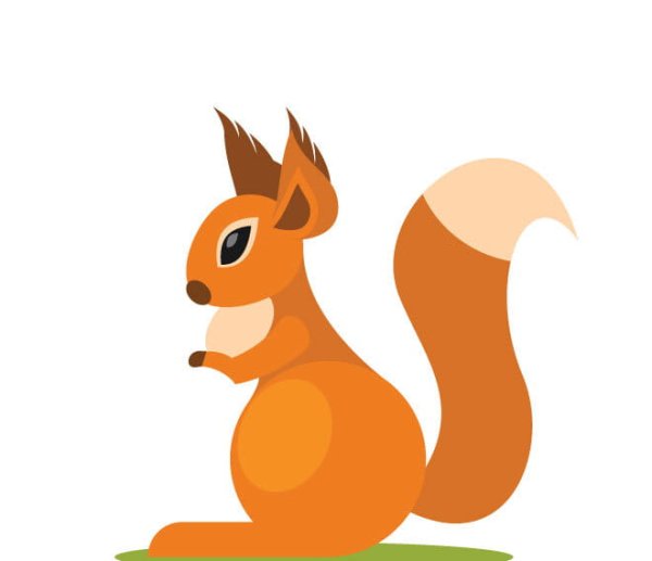 Белка стикер