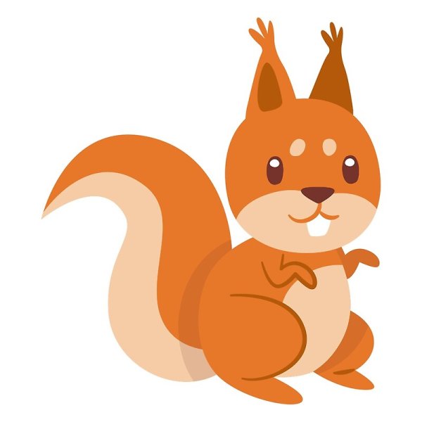 Мультипликационный герой белка