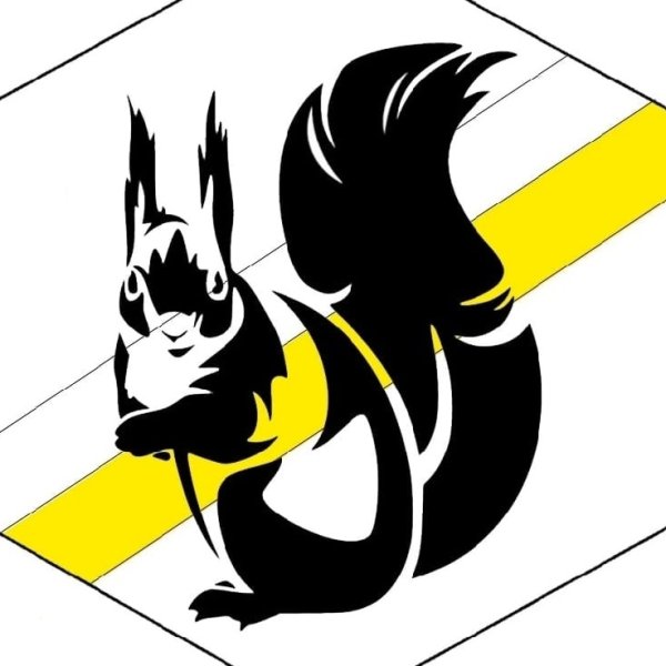 Голова белки мультяшная