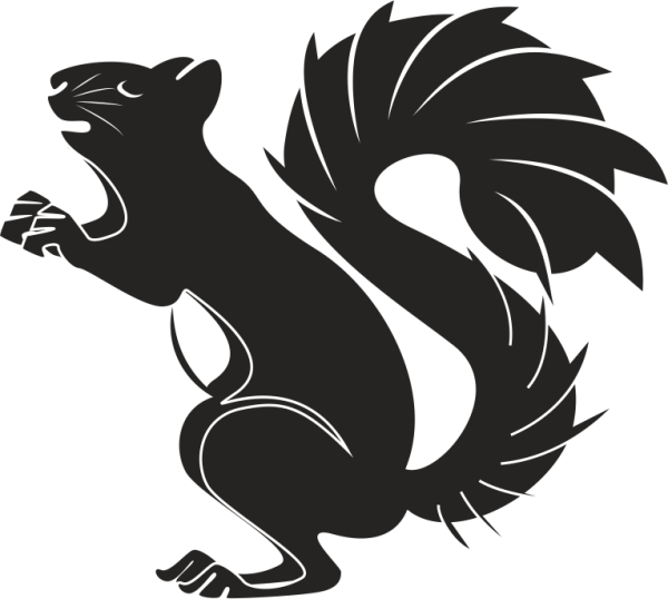 Стилизованная белка