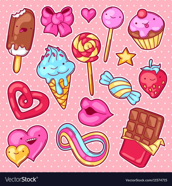 Рисунки для срисовки сладости