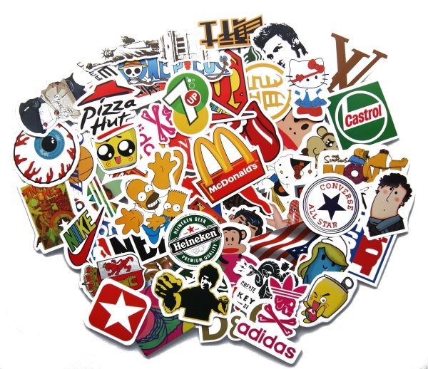 Креативные наклейки