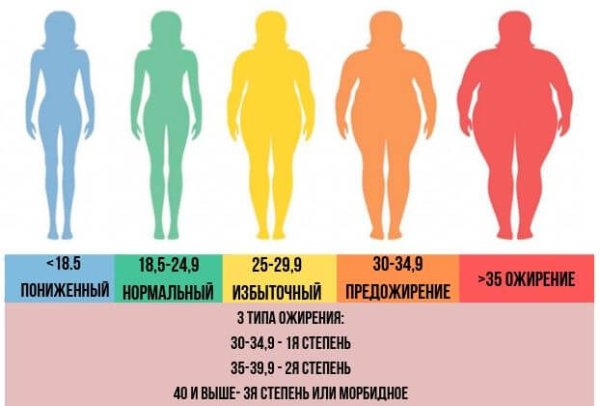 Типы ожирения