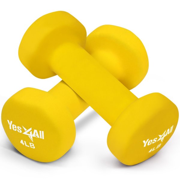 Гантели на белом фоне