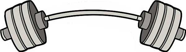 Изогнутая штанга вектор