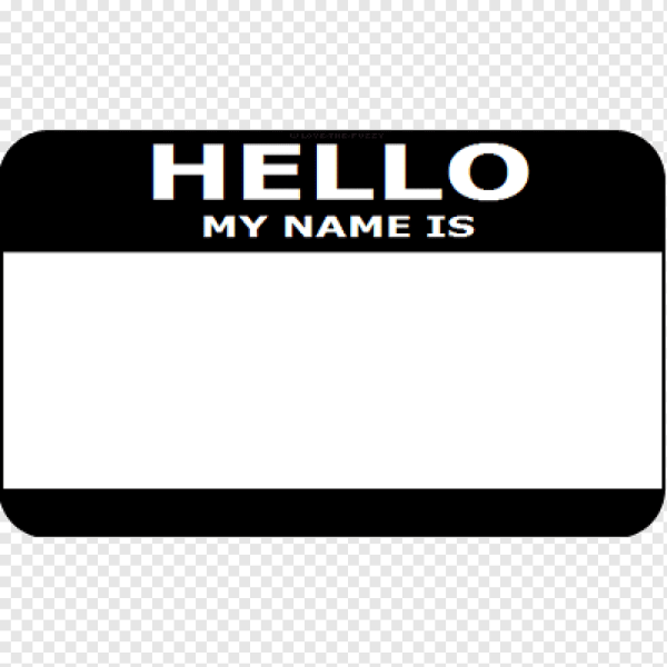Стикеры hello my name