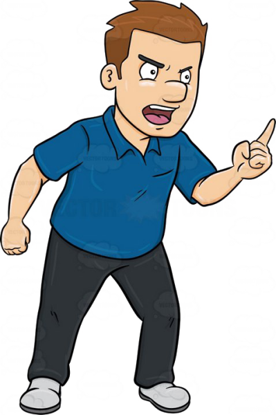 Сердитый человек