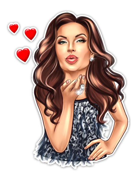 Портретные Стикеры